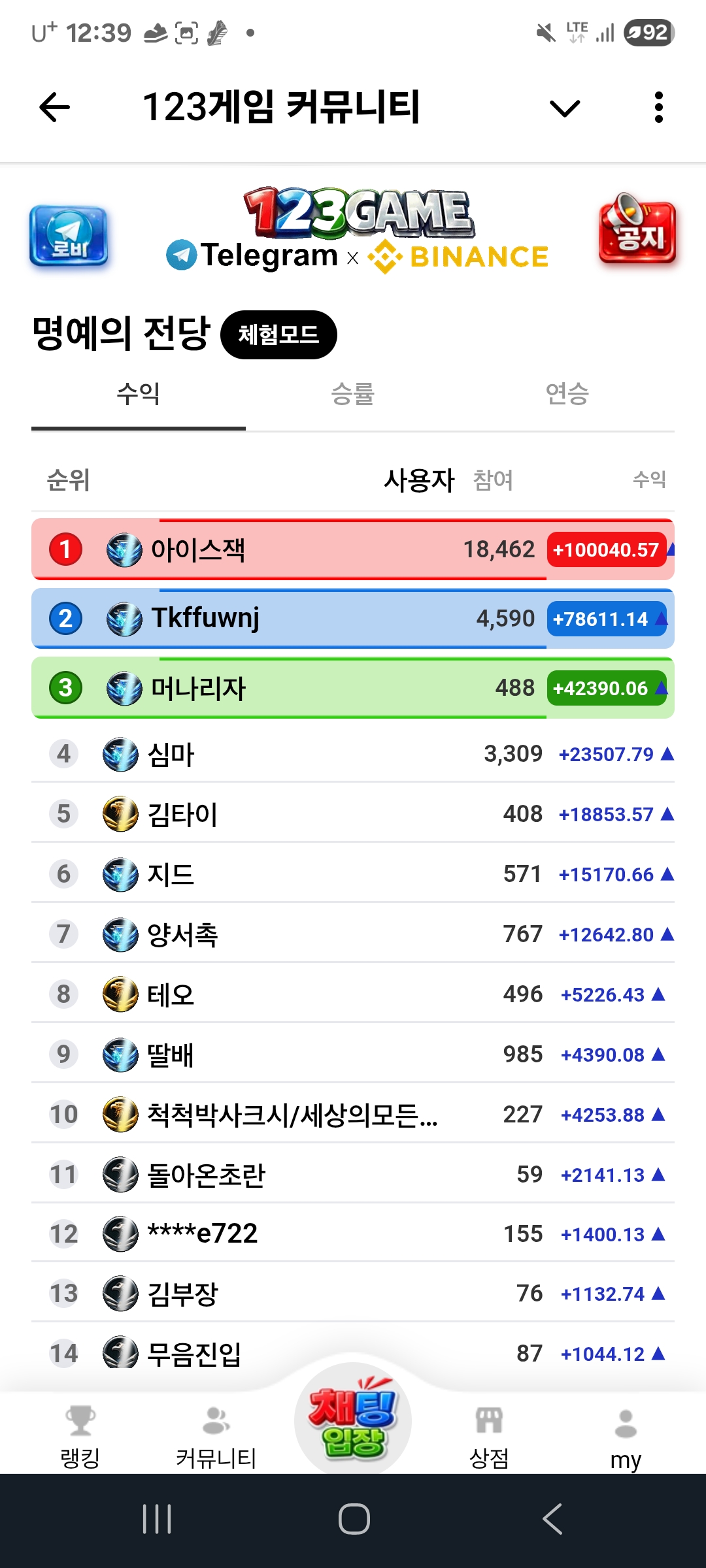 123차트 후기 이벤