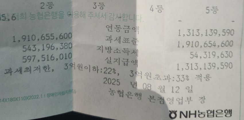 로또에 월100만원씩 자동 돌린 사람 근황