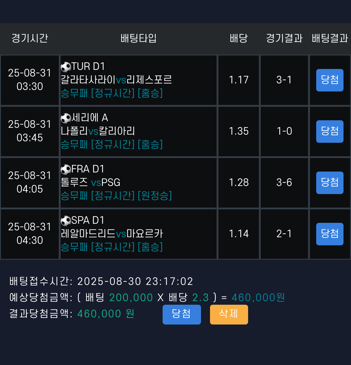 정배도 잘찍어야 먹죠 ㅋㅋㅋ 휴 다행이당