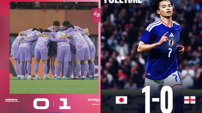 충격패 한국 축구, 오스트리아에 0-1 패배…같은 날 일본은 잉글랜드 격파