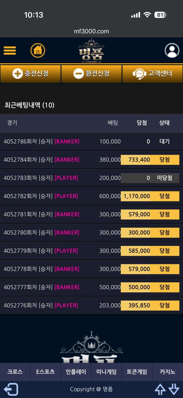 명품 먹튀사건