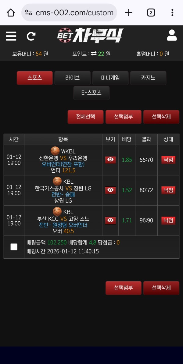 차무식벳 후기
