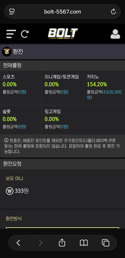볼트카지노 후기