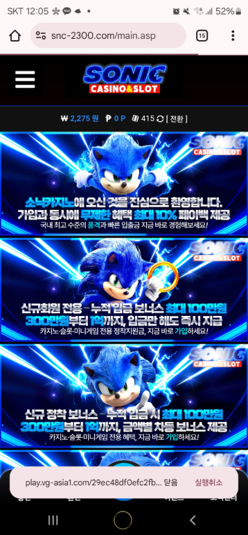 소닉 후기