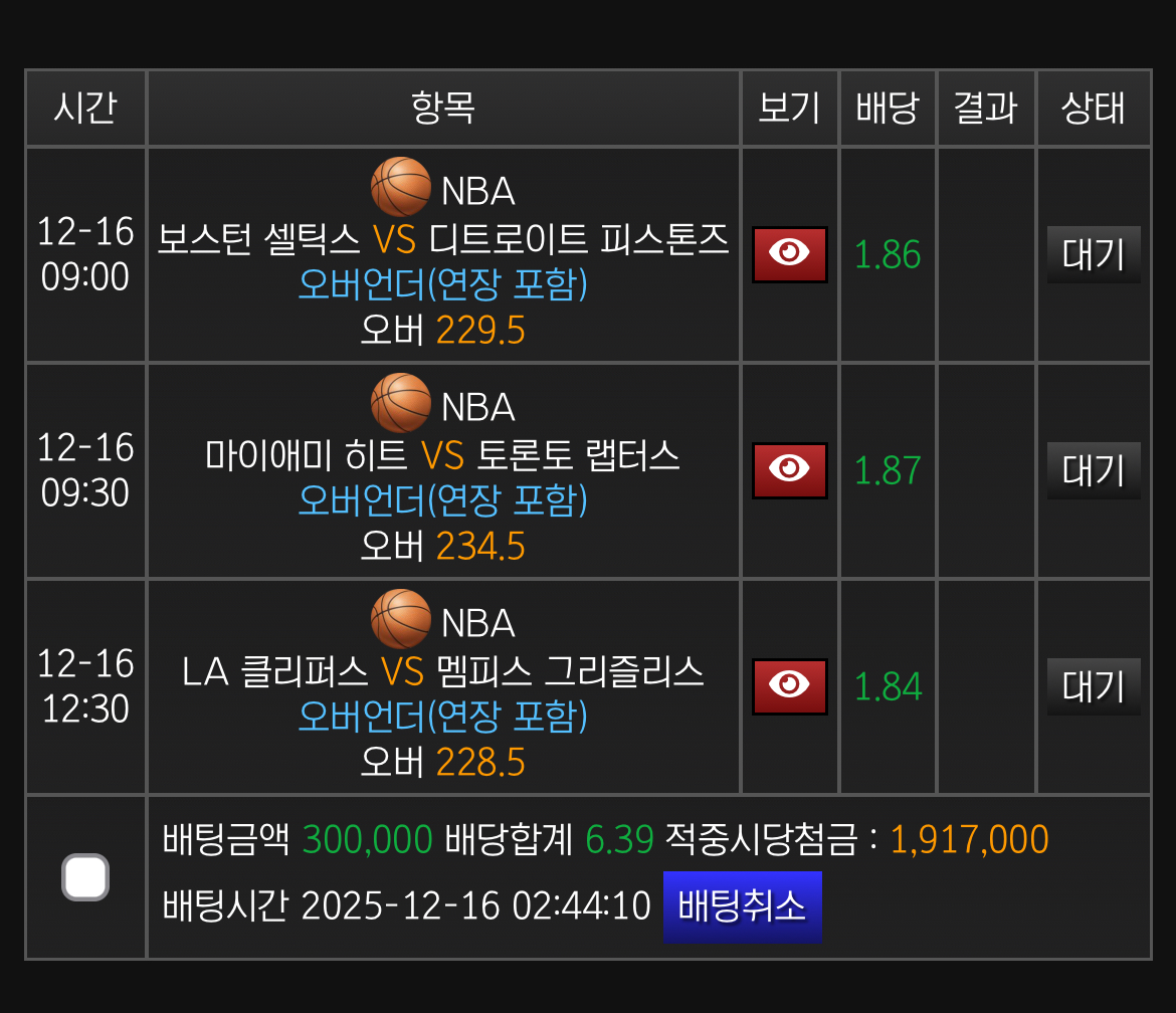당첨 기원 후기